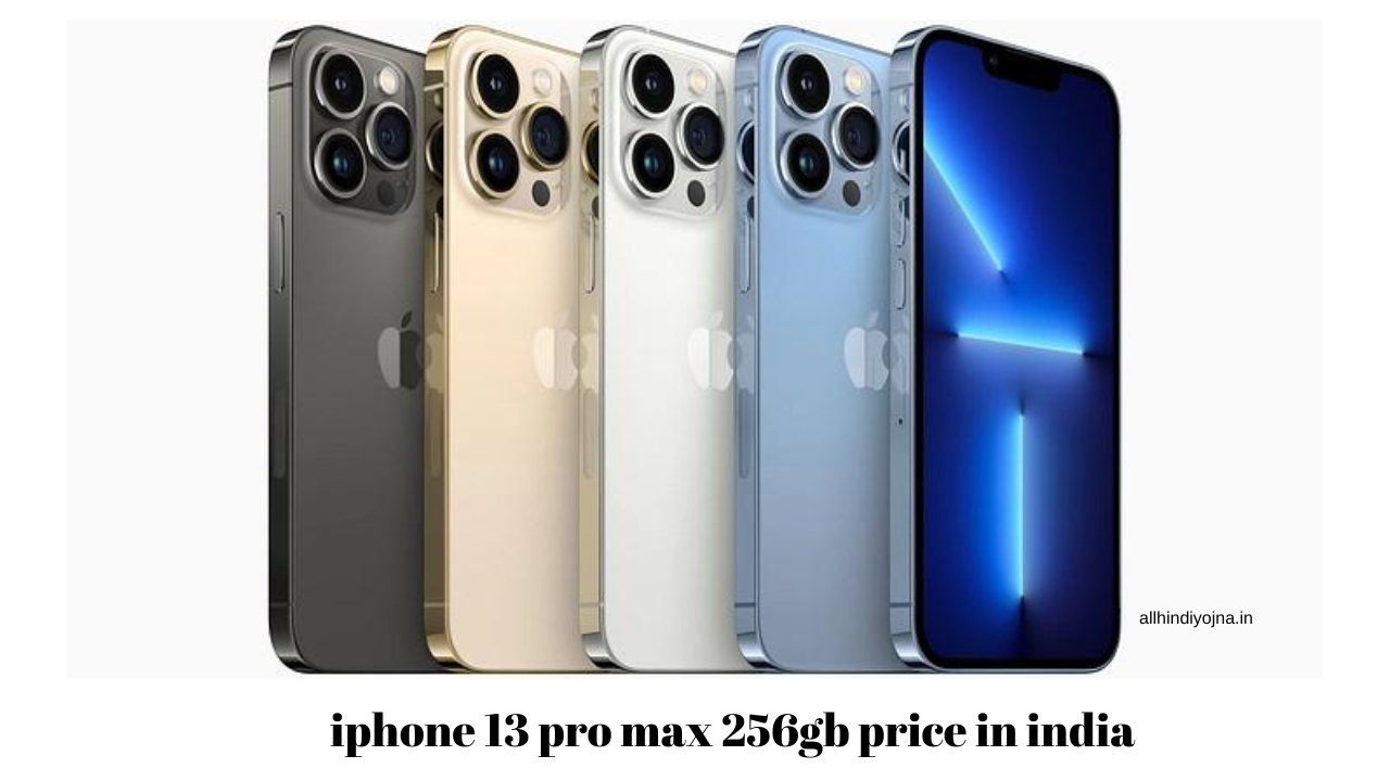 iphone 13 pro max 256gb price in india